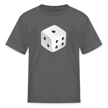 Game cube - Kid's T-Shirt - charcoal - Front