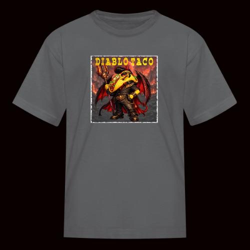 The Diablo Taco Spicy Demon Character - Kid's T-Shirt