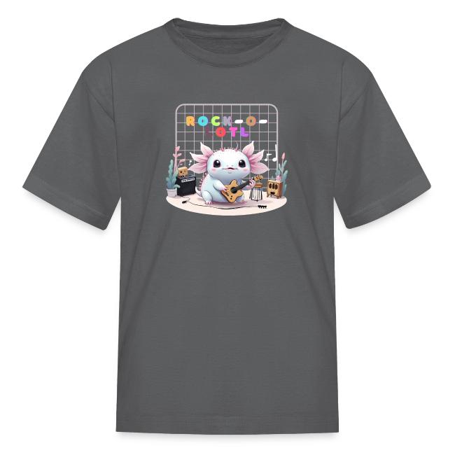 Cute Axolotl Musician: Musical Amphibian Creature