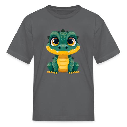 Smiling Cartoon Alligator - Kid's T-Shirt