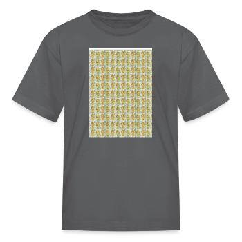 A variation of digital designs unique collection - Kid's T-Shirt - charcoal - Front