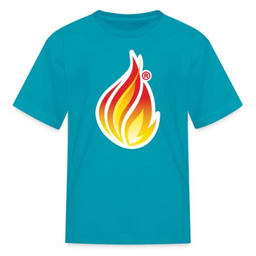 HL7 FHIR Flame graphic with white background - Kid's T-Shirt