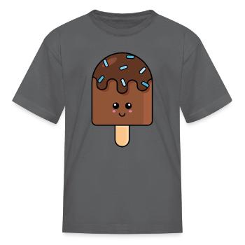 ice cream - Kid's T-Shirt - charcoal - Front