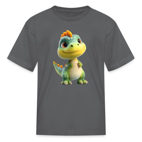 Playful 3D Baby Dinosaur - Kid's T-Shirt