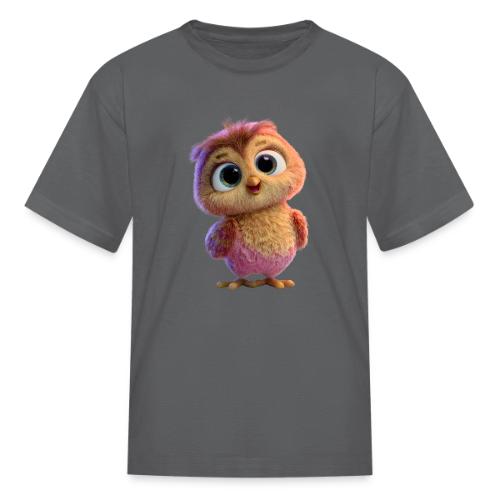 Adorable Baby Owl with Big Eyes - Kid's T-Shirt