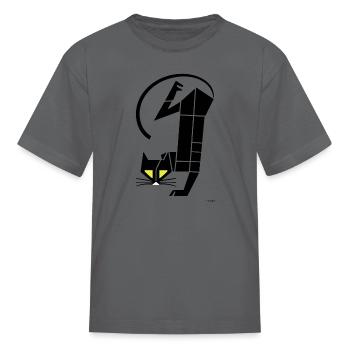 Curious Cubes - Kid's T-Shirt - charcoal - Front