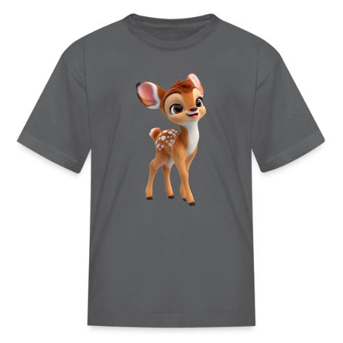 Sweet 3D Baby Deer with Big Eyes - Kid's T-Shirt