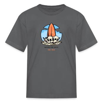 WAVES FOR DAYZ ONIKA + ROGUE - Kid's T-Shirt - charcoal - Front
