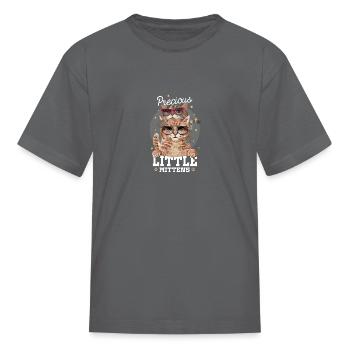 Precious little mittens - Kid's T-Shirt - charcoal - Front