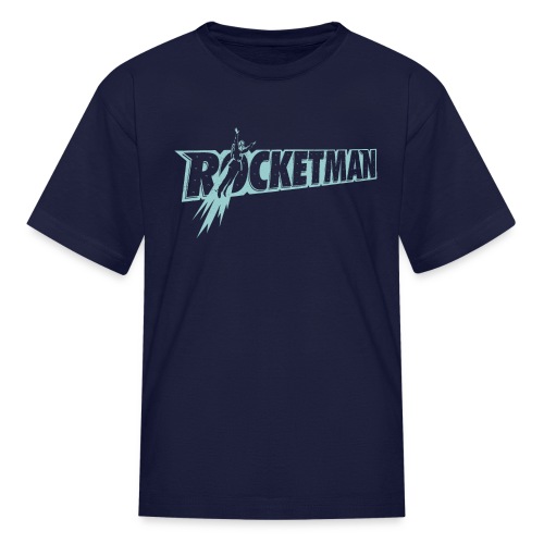 Rocketman - Blue - Kids' T-Shirt