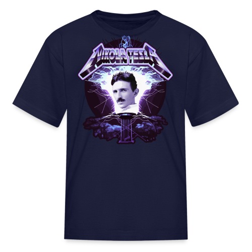 Nikola Tesla Heavy Metal Electricity by gnarly - Kids' T-Shirt