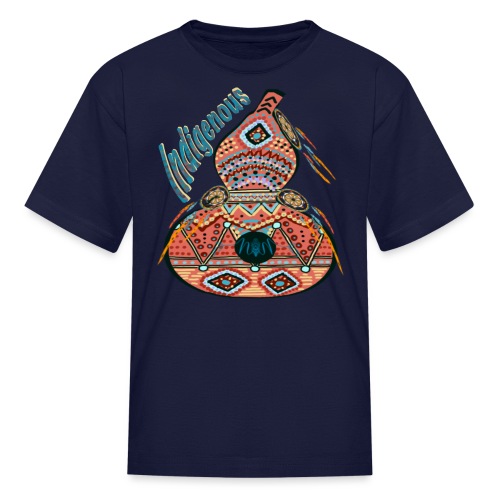 Indigenous Birdhouse FULL Front - Kids' T-Shirt
