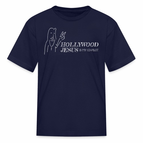 Hollywood Jesus Horizontal (Light) - Kids' T-Shirt