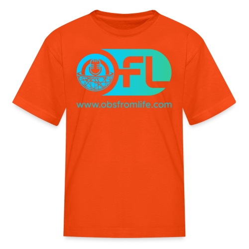 Observations from Life Logo with Web Address - Kids' T-Shirt