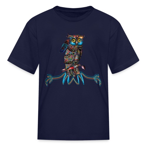 Native American Indian Indigenous Wisdom Owl - Kids' T-Shirt