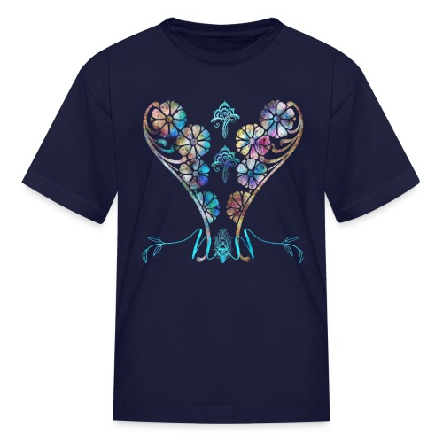 Native American Indian Indigenous Butterfly Heart - Kids' T-Shirt