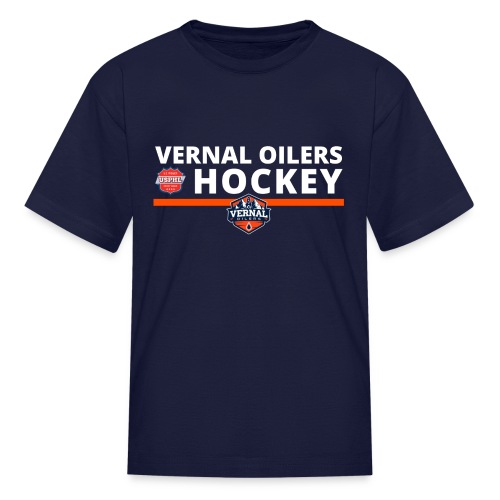 22 Oilers Hockey light Logo - Kids' T-Shirt