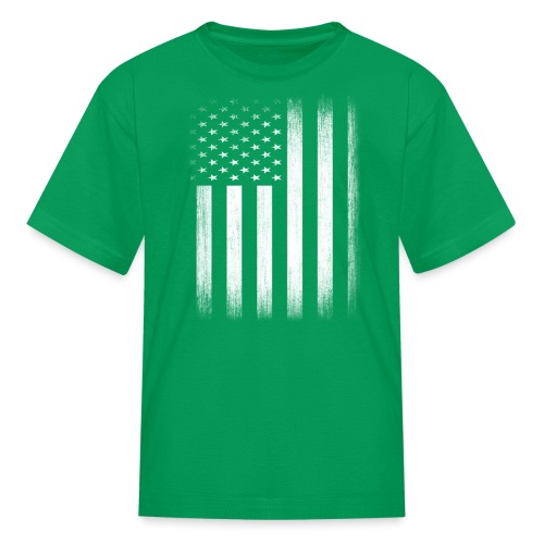US Flag Distressed - Kids' T-Shirt