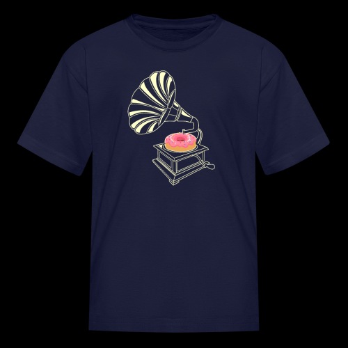 Donut Stop the Music | Sweet Gramophone - Kids' T-Shirt