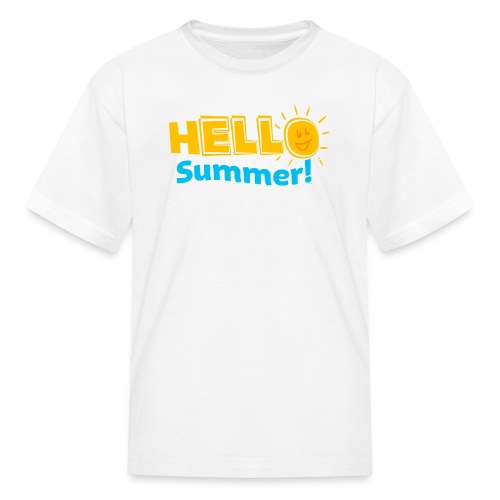 Kreative In Kinder Hello Summer! - Kids' T-Shirt