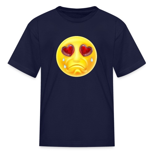 Heartbroken Crying Emoticon - Kids' T-Shirt