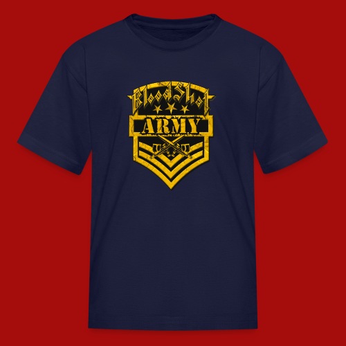 BloodShot ARMYLogo Gold /Black - Kids' T-Shirt