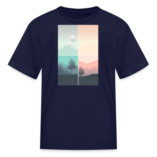 Travelling through the ages - Kids' T-Shirt