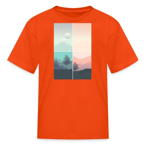 Travelling through the ages - Kids' T-Shirt