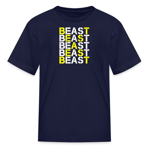 All Beast Bold distressed logo - Kids' T-Shirt