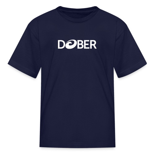 Dober White Logo - Kids' T-Shirt