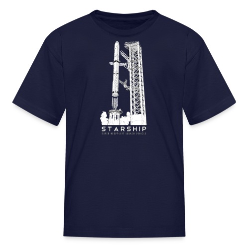 Starship Super-Heavy Lift Launch Vehicle - Kids' T-Shirt