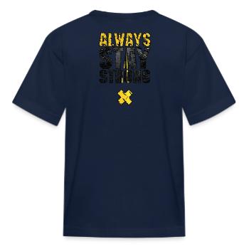Positive t shirt - Kid's T-Shirt - navy - Back