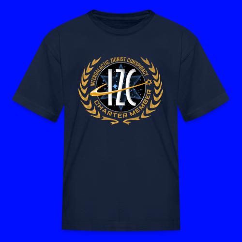Intergalactic Zionist Conspiracy Charter Member - Kid's T-Shirt