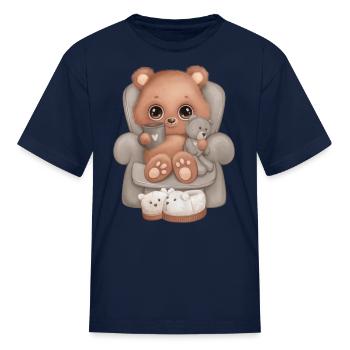 My Comfy Chair - Kid's T-Shirt - navy - Front