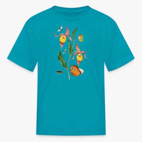 Lady Slipper Orchid - Kid's T-Shirt