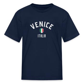 Venice - Kid's T-Shirt - navy - Front
