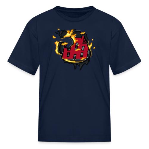 BAB Logo on FIRE! - Kid's T-Shirt