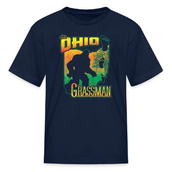 Ohio Grassman - Kid's T-Shirt - navy - Front