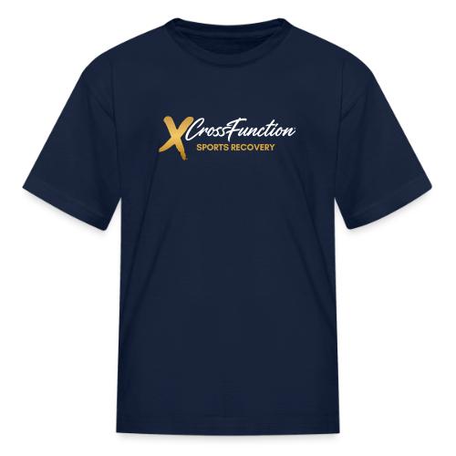 XF Sports Recovery Logo- White (Front Only) - Kid's T-Shirt