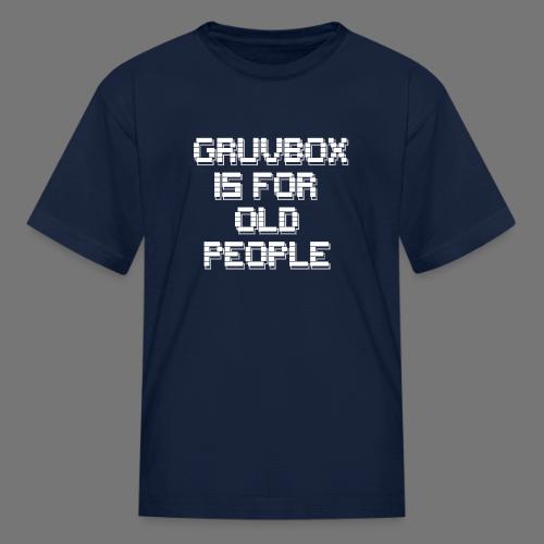 Gruvbox Old People ASCII - Kid's T-Shirt