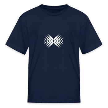 Shape - Kid's T-Shirt - navy - Front