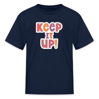 T Shirts Print Product - Kid's T-Shirt - navy - Front