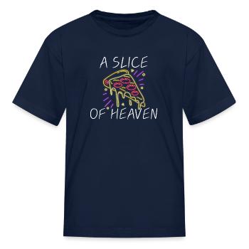 A SLICE OF HEAVEN - Kid's T-Shirt - navy - Front