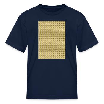 A variation of digital designs unique collection - Kid's T-Shirt - navy - Front