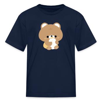 Bear Toddler - Kid's T-Shirt - navy - Front