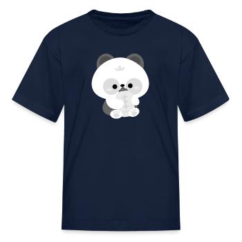 Panda Toddler - Kid's T-Shirt - navy - Front