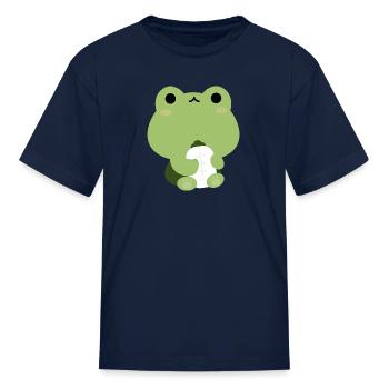 Frog Toddler - Kid's T-Shirt - navy - Front