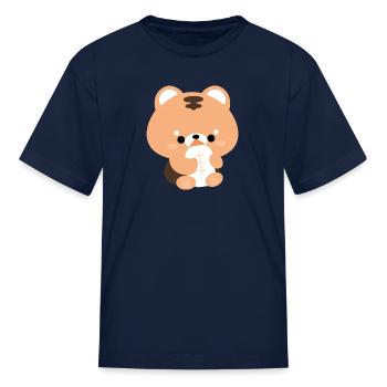 Tiger Toddler - Kid's T-Shirt - navy - Front