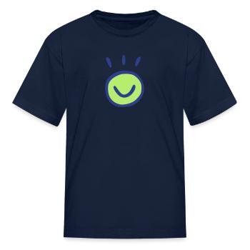 toki pona logo - Kid's T-Shirt - navy - Front