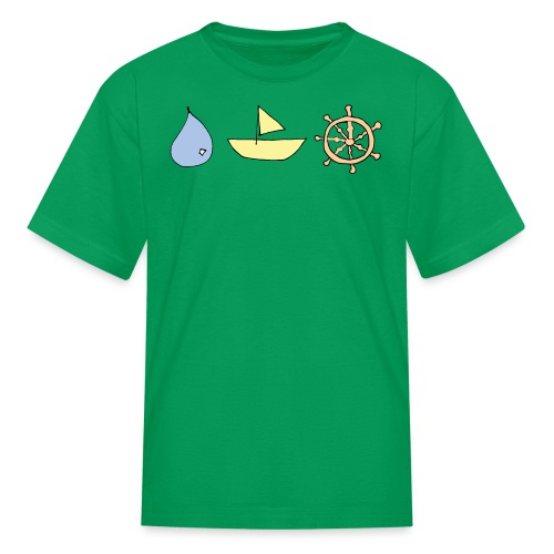 Drop, ship, dharma - Kids' T-Shirt